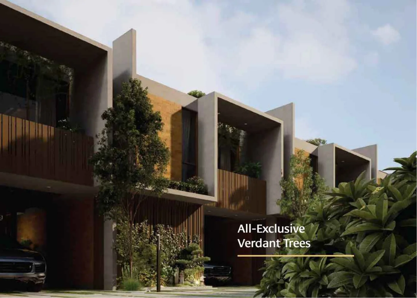 Gravity Smera Gardens villa facade in mud-block masonry and timber screens